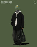 GU Wool Short Mac Coat