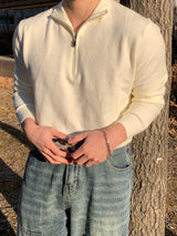 Cash half zip-up knitwear