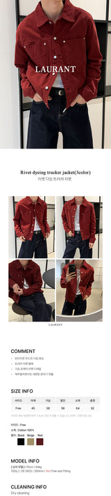 リベットダイイングジャケット(3color)