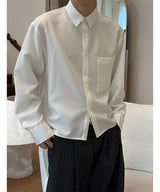 [F/W] Basic crop shirts(3color)