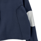 reverse elbow fleece zip-up