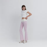 【MADE】 Roll-Up Flare Pants_Pink