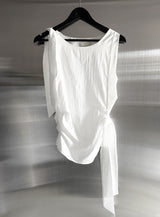 Notir Unbalanced Knot Blouse