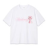 PINK ROSETTE T-SHIRT (2color)