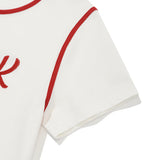 GRAPHIC RINGER T-SHIRT - WHITE