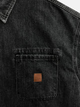  Loose Patch Washed Half Shirt 2C