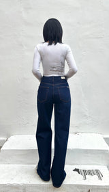 DARK BLUE CLASSIC DENIM PANTS code 18316