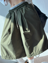 5000SOLD ナイロンバミューダパンツ💚🖤3COLOR