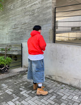 Big Cargo Wide Denim Shorts