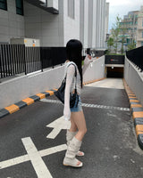 サイドストリングボタンパーカー
