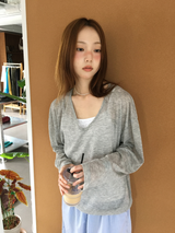 Cinnamon Summer V-neck Knit (6color)
