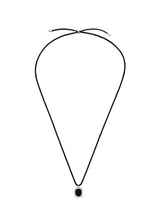 26SS★ [Premium Plating] H-Emblem AB(W) Onyx Necklace