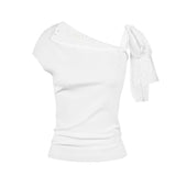 エルシャリボンポイントTシャツ