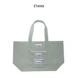 Étang デニムバッグポーチセット | グリーン