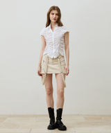 BELLA MINI SKIRT PANTS / BEIGE