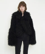 ECO FUR ASYMMETRIC JACKET