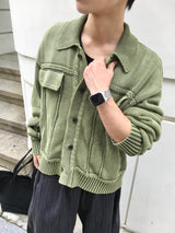 エンミックトラッカーワッシュドカーディガン 2C