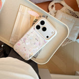 フラワー ガーデン バニー マグネティック iPhone ケース