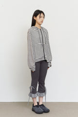 Robe Striped Zip Hoodie