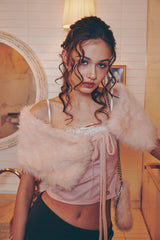 CHARLOTTE LACE TOP pink