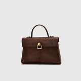 Suede Faux Leather Vintage Tote Cross Bag