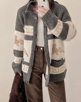 Nordic wool cardigan