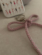 Starlit Cube Ribbon Keyring / TREEFORFIVE345