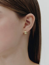 26SS★ Subni Flow Silver One-Touch Earrings S