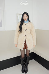 Toggle tteokbokki half-fur coat