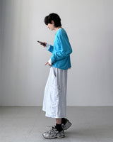 [1+1] クロップ レイヤード ロングスリーブ