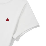 KIRSH PLAIN SLIM FIT T-SHIRT - WHITE 