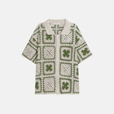ASCLO Clover Crochet Short Sleeve Cardigan (2color)