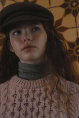 Log turtle neck top_gray
