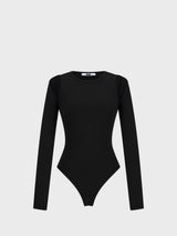Cut-out Body Suit_Black