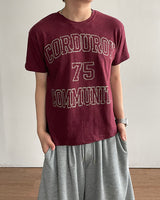 コイ スラブ クロップ プリンテッド ショートスリーブ Tシャツ 3C