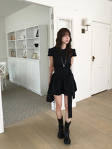 Biker half boots