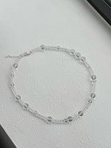 clear quartz necklace