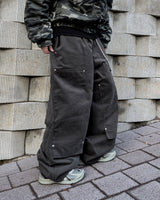 Movan peach brushed carpenter pants