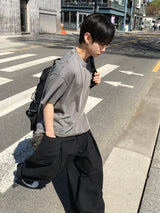 ミエルリネンカットアウトワイドパンツ 4C
