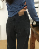 [ORIGINAL] Cran Straight Cotton Washed Pants
