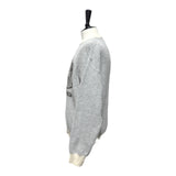 Light Grey Lettering Knit