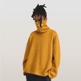 RELABEL 23AW Versatile High Neck Pullover Knit Thin Casual Sweater