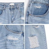 Etes Damaged Denim Pants