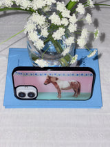 Pony's Bath Time Glass Bumper Case