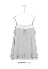Severine Lace Color Layered Strap Sleeveless
