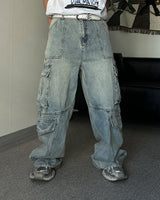 DV Double Cargo Denim Pants