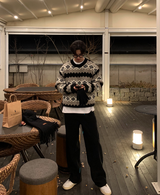 ファーストマイルドコーデュロイブラッシュドバンディングワイドパンツ