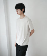 [DOJINOI] TEXTURE TEE LIGHT BEIGE