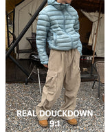 [REAL DUCKDOWN] ダックダウンポケットライトパディング(4color)