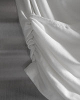 Ripple Drape One-Shoulder Off-Sleeveless